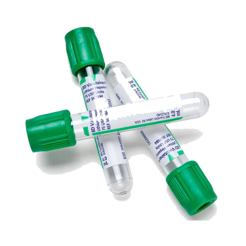 Пробірки BD Vacutainer®, гепарин натрію, 6мл, 13х100мм
